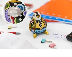 Pinguino finn s dipinto a mano Tom's drag