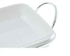 Pirofila rettangolare silver plated Selezione zanolli