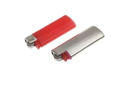 Porta accendino argento rigato Selezione zanolli