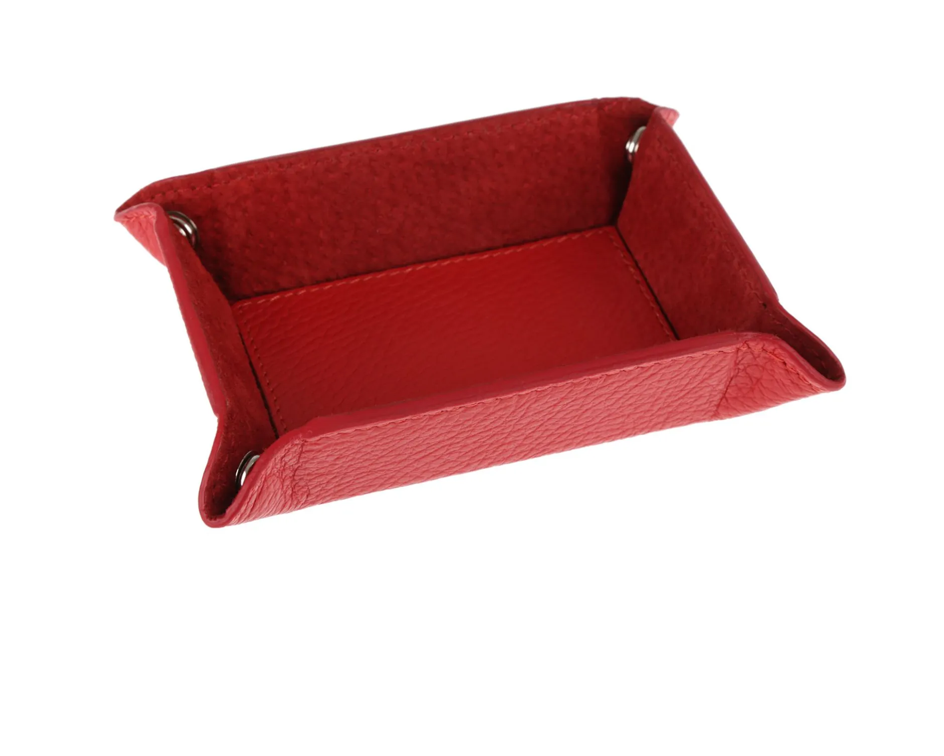 Porta biglietti da visita object pelle rossa Selezione zanolli
