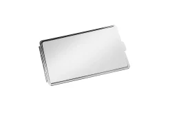 Porta biglietti da visita silver plated con specchio Selezione zanolli