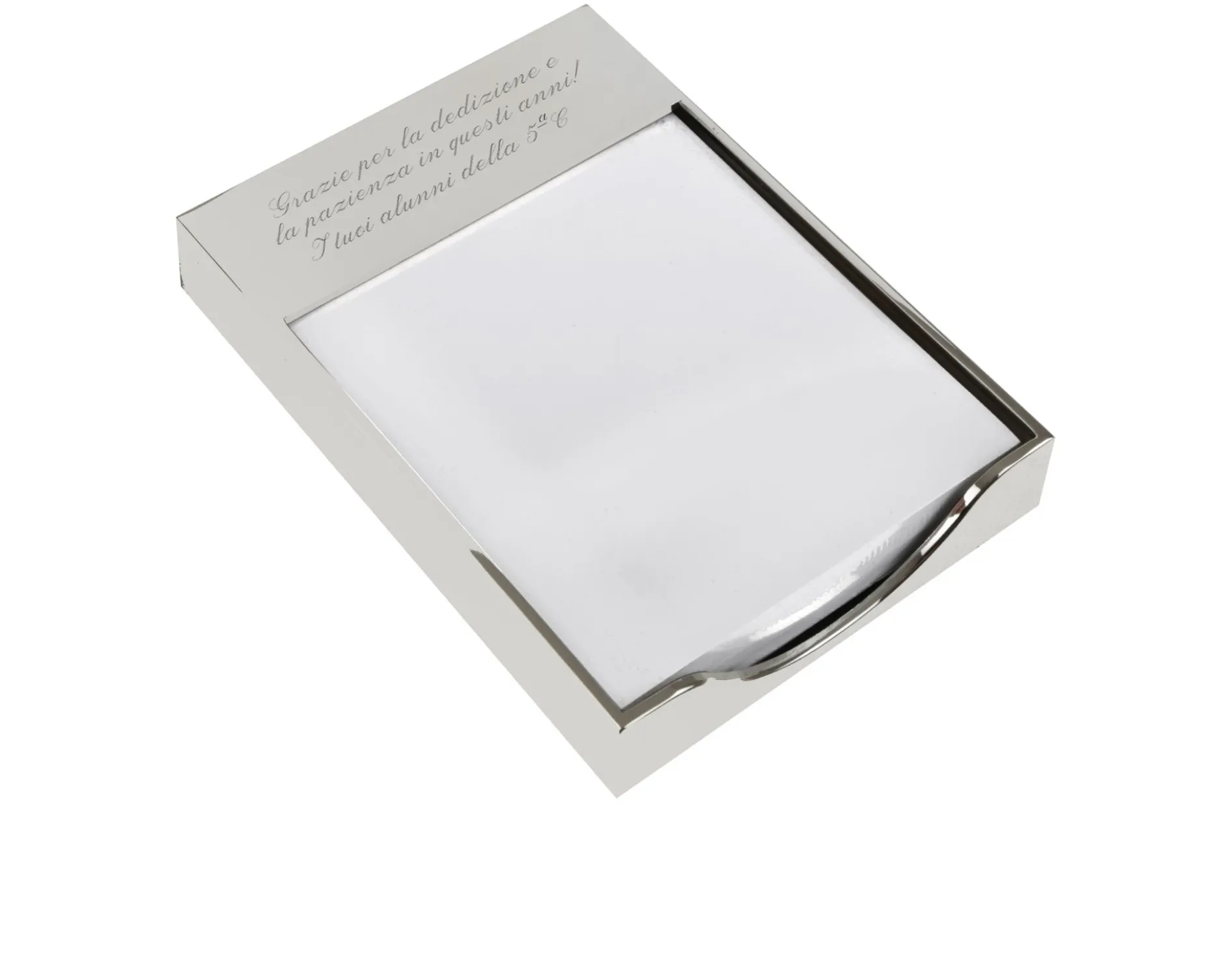 Porta biglietti silver plated Selezione zanolli