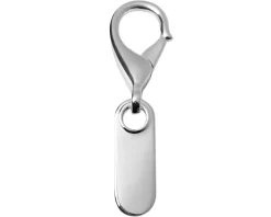 Portachiavi argento con piastrina Selezione zanolli