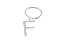 Portachiavi argento lettera f Selezione zanolli