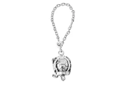 Portachiavi tartaruga argento Selezione zanolli