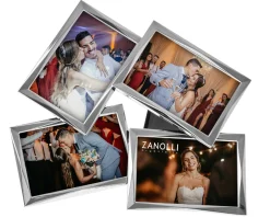 Portafoto multiplo in metallo lucido Selezione zanolli