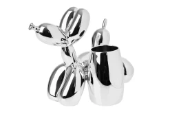 Portapenne cane palloncino medio argento Selezione zanolli