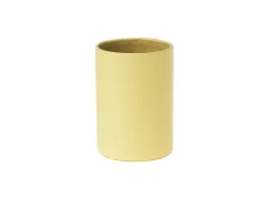 Portapenne table pelle giallo Selezione zanolli