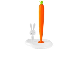 Portarotolo cucina bunny & carrot bianco Alessi