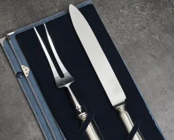 Posate arrosto argento 2 pezzi in stile inglese usato ricondizionato Zanolli vintage