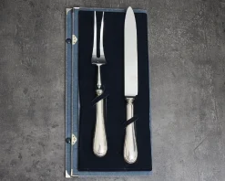 Posate arrosto argento 2 pezzi in stile inglese usato ricondizionato Zanolli vintage
