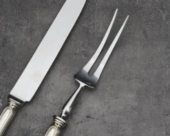 Posate arrosto argento 2 pezzi in stile inglese usato ricondizionato Zanolli vintage