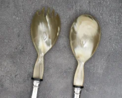 Posate insalata argento 2 pezzi in stile cardinale usato ricondizionato Zanolli vintage