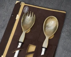 Posate insalata argento 2 pezzi in stile cardinale usato ricondizionato Zanolli vintage