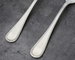 Posate legumi argento 2 pezzi in stile inglese usato ricondizionato Zanolli vintage