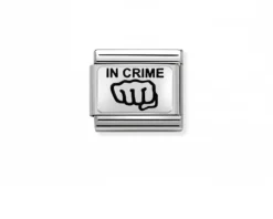 Pugno in crime composable acciaio e argento Nomination
