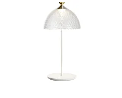 Pumo lamp trasparente e bianco Kartell