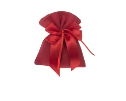 Sacchetto portaconfetti rosso e fiocco rosso Selezione zanolli