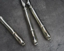 Schiaccianoci argento 2 pezzi in stile barocchino usato ricondizionato Zanolli vintage
