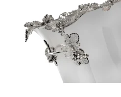 Secchio champagne argento con decoro uva Selezione zanolli