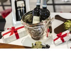 Secchio spumante argento cesello vite Selezione zanolli