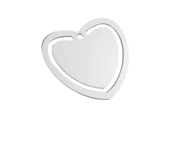 Segnalibro cuore argento grande Selezione zanolli