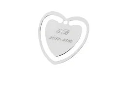 Segnalibro cuore argento Selezione zanolli
