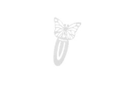 Segnalibro farfalla silver plated Selezione zanolli