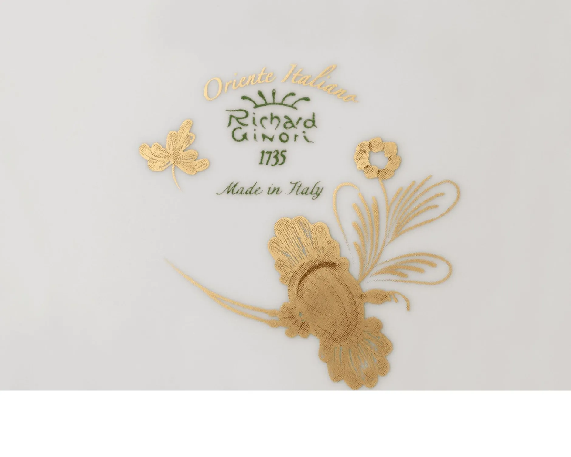 Segnaposto oriente italiano aurum porcellana Richard ginori