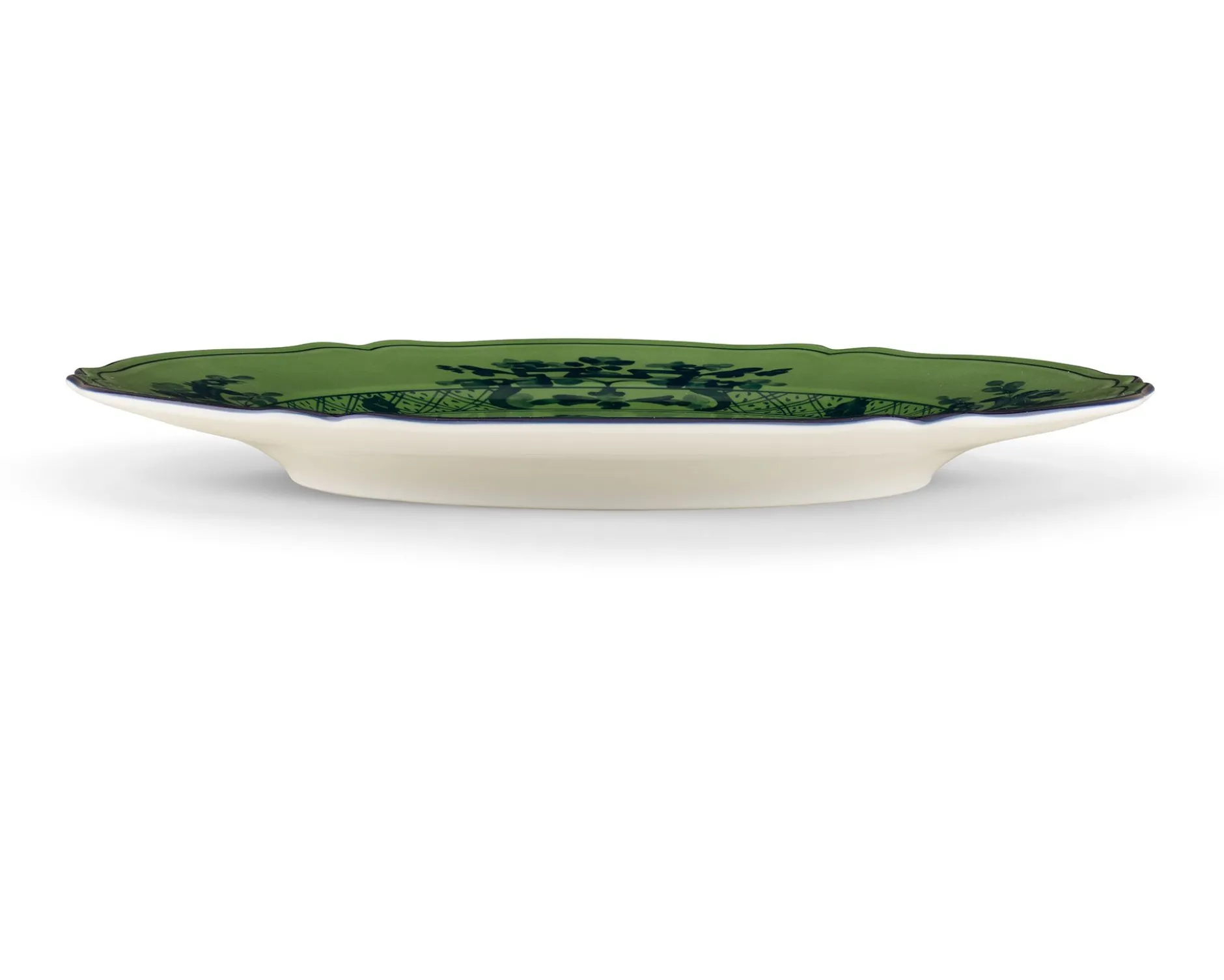 Segnaposto oriente italiano malachite porcellana Richard ginori