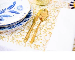 Servizio posate linear gold acciaio 36 pezzi Sambonet