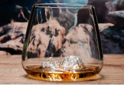 Set bicchieri whisky topographic grand canyon/matterhorn 2 pezzi Alaskan maker