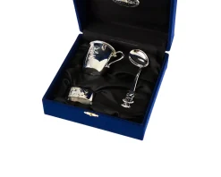 Set bimbo orsetto argento tre pezzi Selezione zanolli