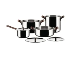 Set di pentole edo acciaio 7 pezzi Alessi