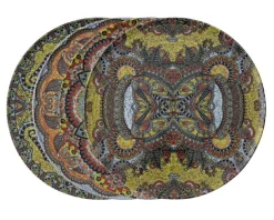 Set piatti pizza mandala porcellana 4 pezzi Sambonet