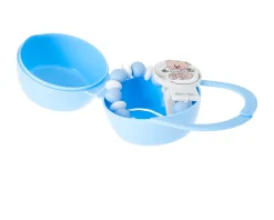 Set spilla e box portaciuccio orsetto celeste (2 pezzi) Selezione zanolli