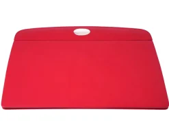 Set ufficio argento bilaminato 5 pezzi rosso Selezione zanolli