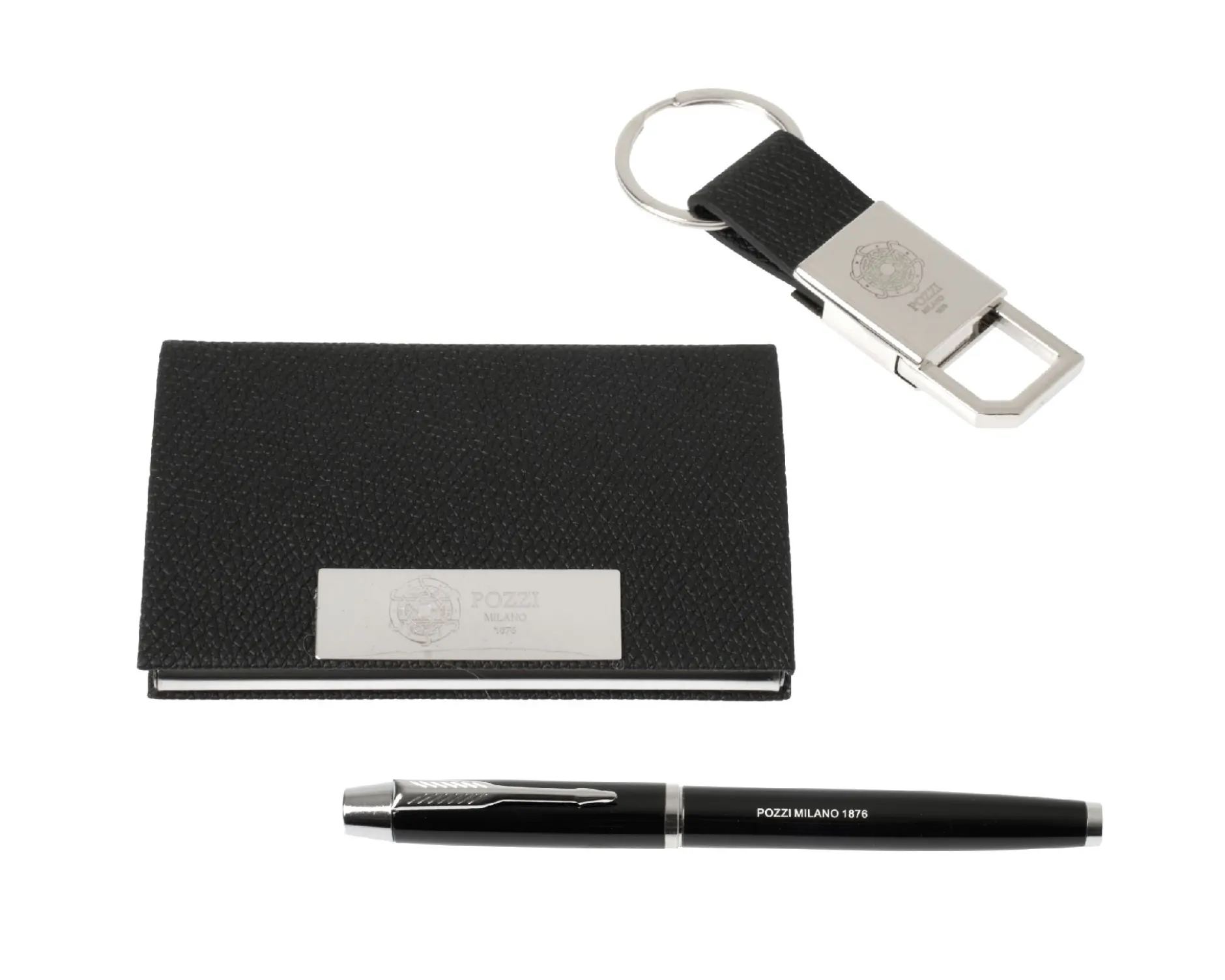 Set ufficio 4 pezzi nero Pozzi milano