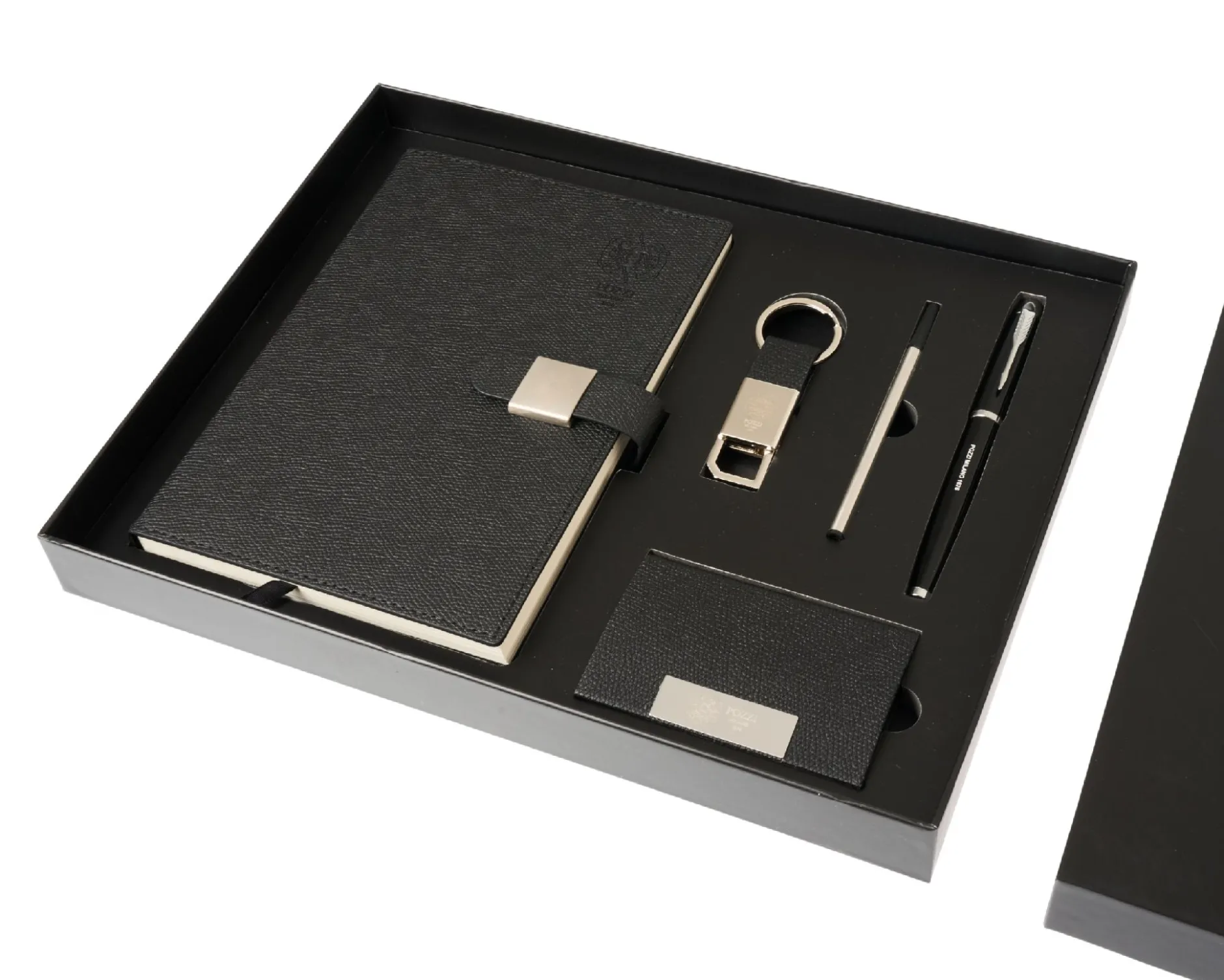 Set ufficio 4 pezzi nero Pozzi milano