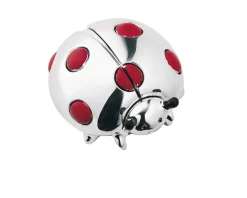Soprammobile coccinella grande con smalto rosso Selezione zanolli