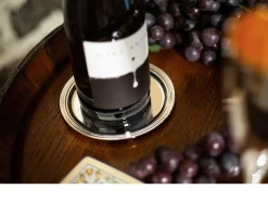 Sottobottiglia silver plated in stile inglese Selezione zanolli