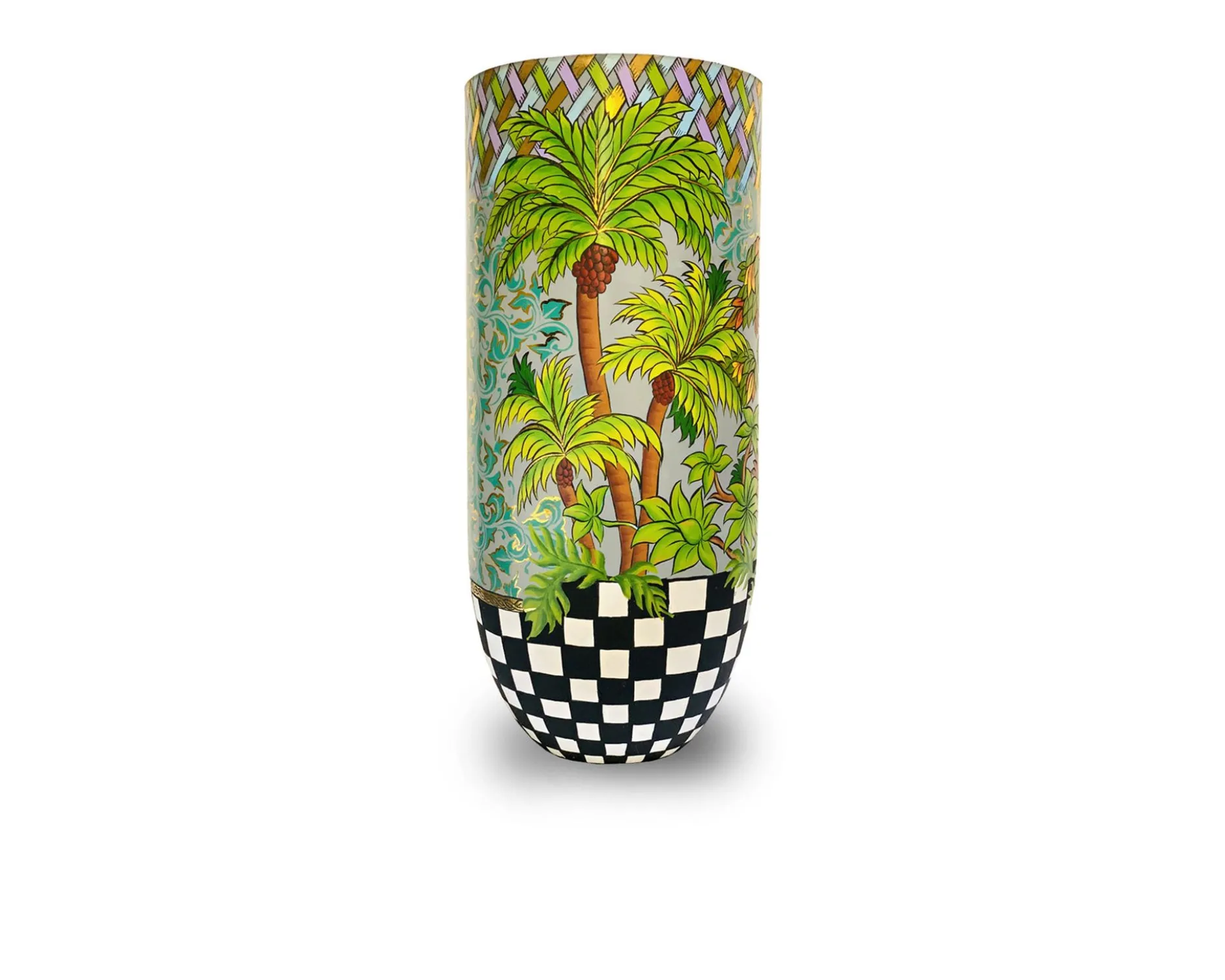 Sottovaso cachepot xl leaves dipinto a mano Tom's drag