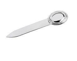 Tagliacarte argento con borchia ovale Selezione zanolli