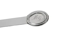 Tagliacarte argento con borchia ovale Selezione zanolli