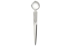 Tagliacarte argento con lente di ingrandimento Selezione zanolli