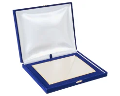 Targa silver plated con astuccio in velluto Selezione zanolli