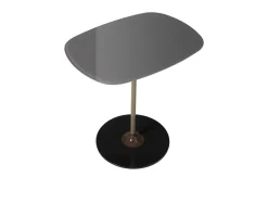 Tavolino thierry acciaio grigio Kartell