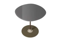Tavolino thierry acciaio grigio Kartell