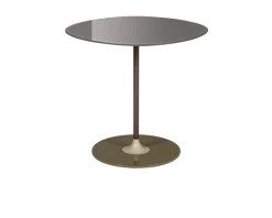 Tavolino thierry acciaio grigio Kartell