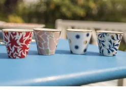 Tazza caffè abracadabra fiamme porcellana Bitossi home
